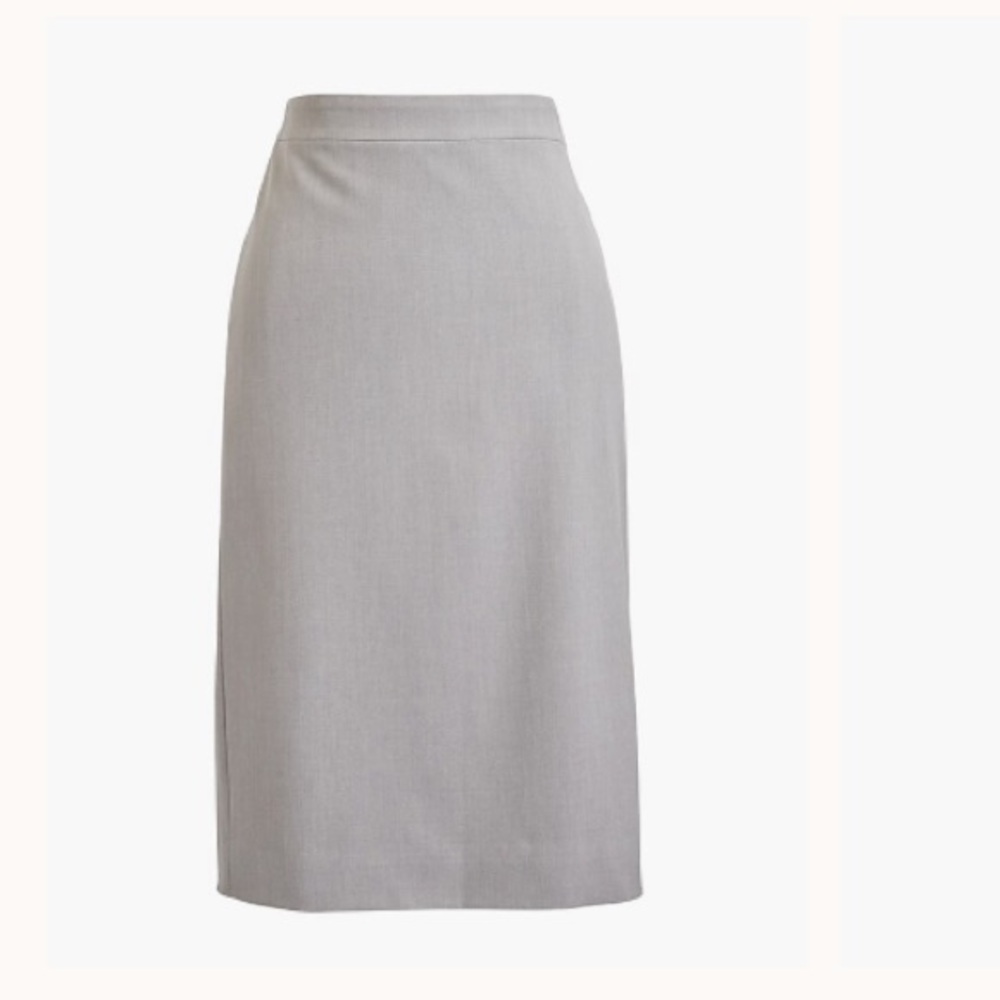 New w Tag: J Crew Classic Pencil Skirt. Grey. Size 10